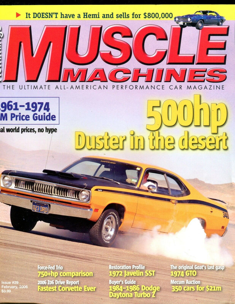 Muscle Machines February 2006 GM Price Guide EX No ML 011917jhe