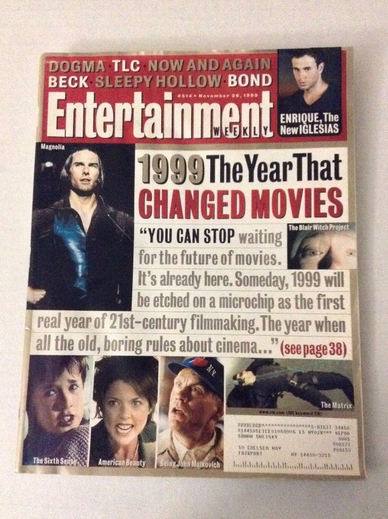 Entertainment Weekly Magazine Blair Witch Project November 26, 1999 031917NONRH