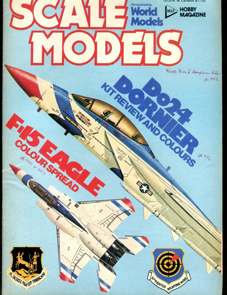 Scale Models Magazine September 1978 Do24 Dornier EX No ML 010217jhe