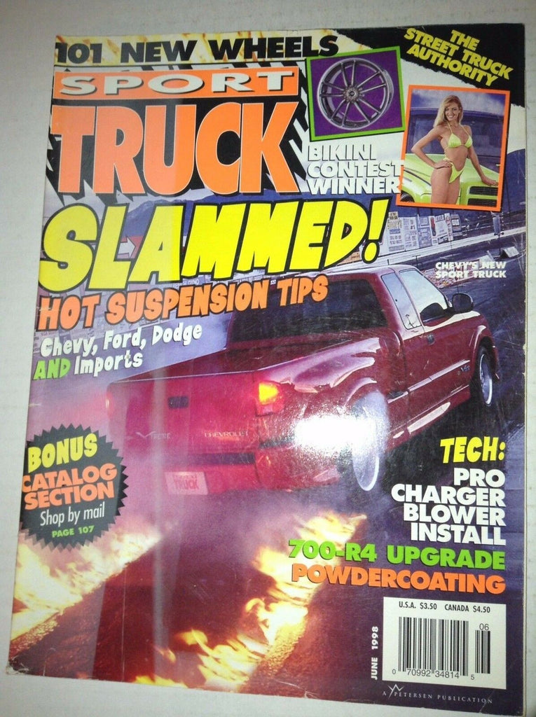 Sport Truck Magazine Hot Suspension Tips Chevy Ford June 1998 041917nonrh2