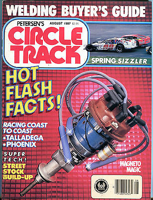 Petersen's Circle Track Magazine August 1987 Hot Flash Facts! EX 021916jhe