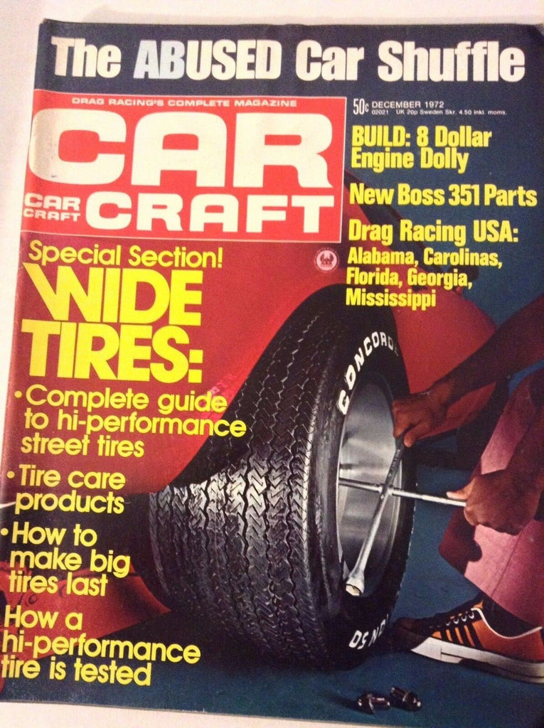 Car Craft Magazine Wide Tires Complete Guide December 1972 051617nonrh