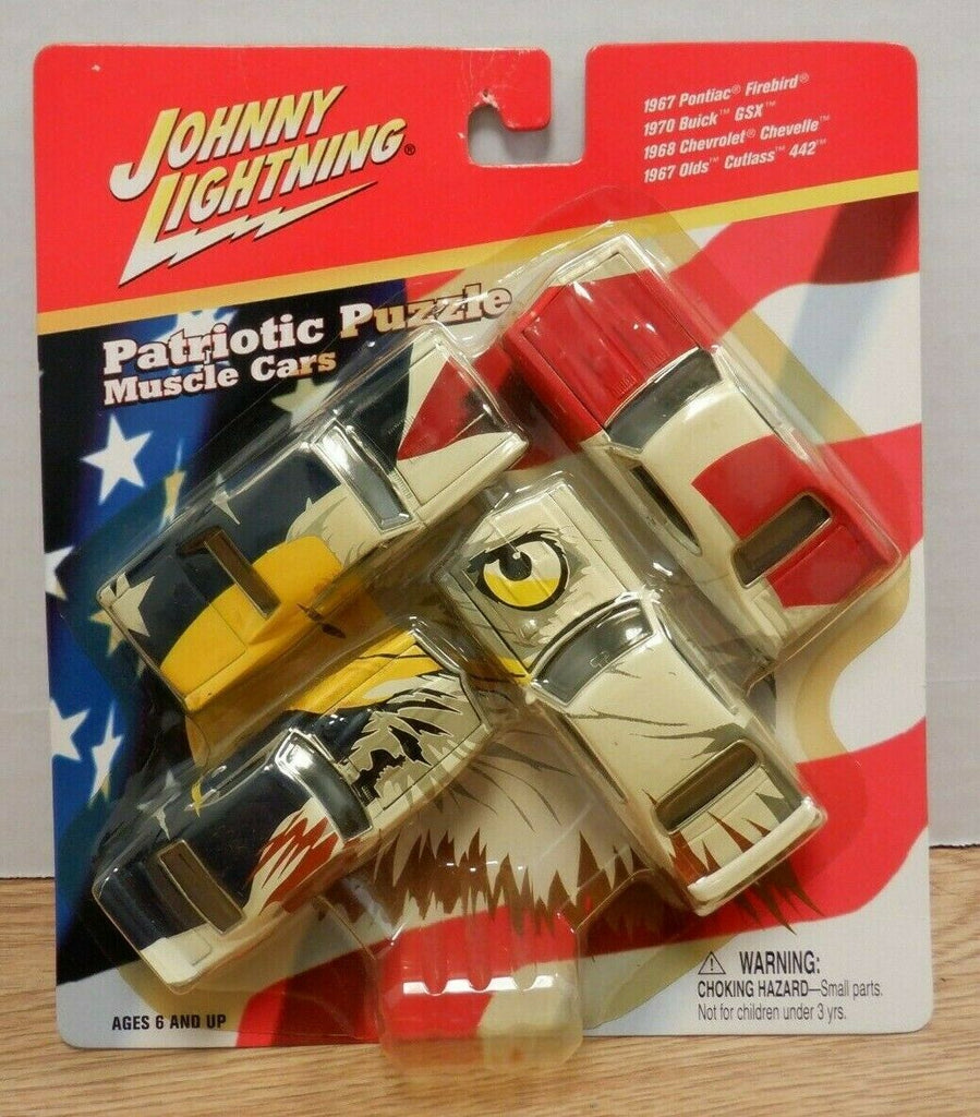 Johnny Lightning Patriotic Puzzle Muscle Car 1:64 Diecast Firebird 010720DBT4