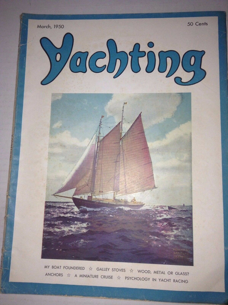 Yachting Magazine Galley Stoves Mini Cruise March 1950 042217nonrh2