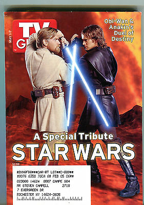 TV Guide Magazine May 1-7 2005 Star Wars Tribute EX 041916jhe