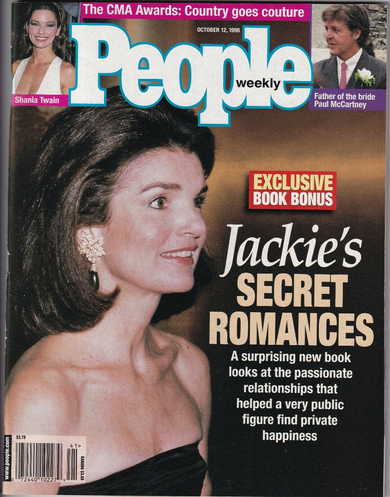 People Weekly Jackie Kennedy Onassis's Secret October 12, 1998 052219nonr
