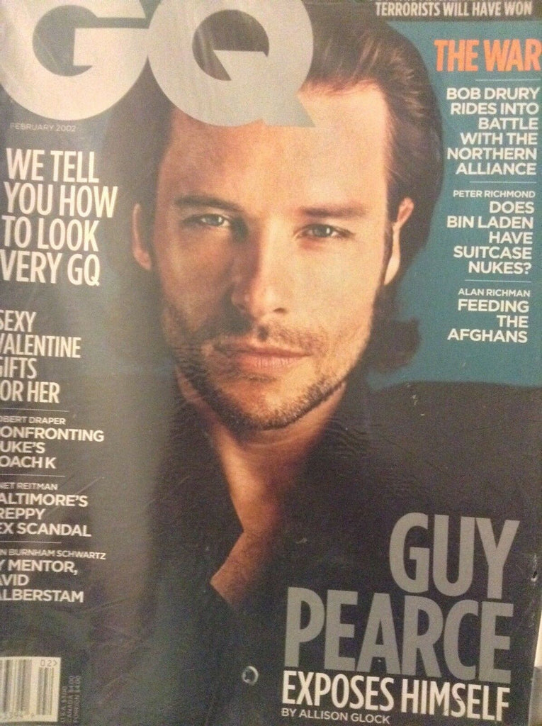 GQ Magazine Guy Pearce Exposes Himself February 2002 SEALED 111518nonrh
