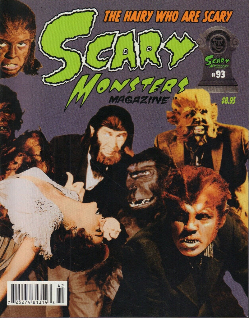 Scary Monsters Magazine #93 The Hairy Who Are Scary Wolfman 012918DBE