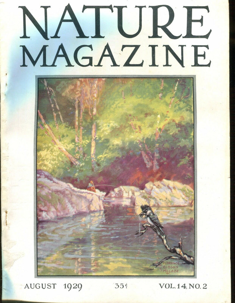 Nature Magazine August 1929 Frog VG No ML 020617jhe