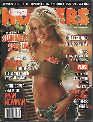 Hooters Summer Issue August 2007 Ryan Newman VG 021516DBE