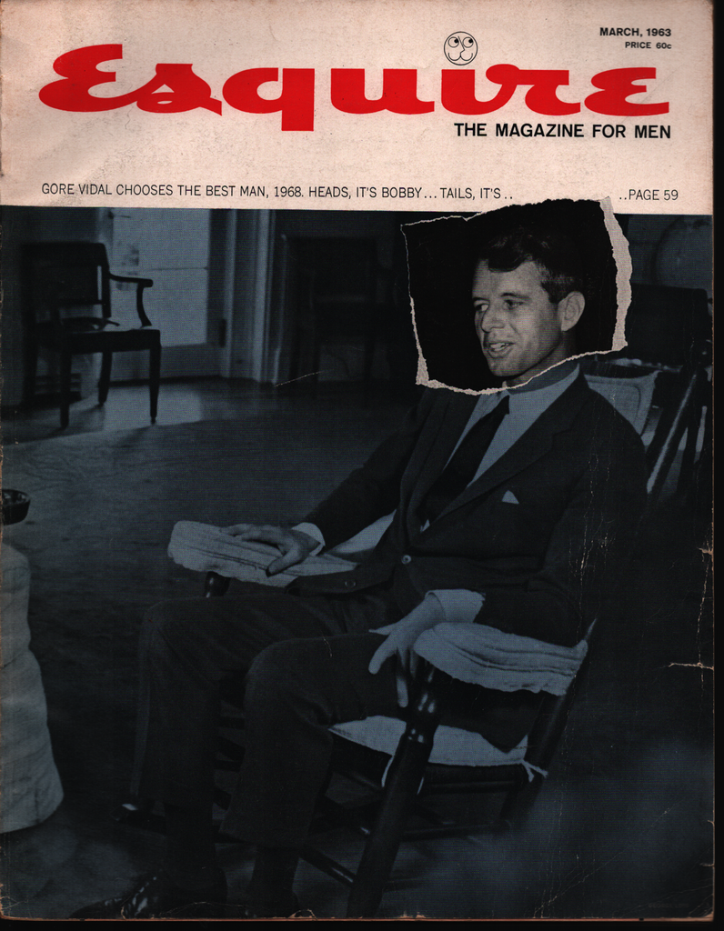 Esquire Magazine March 1963 Bobby John F Kennedy Gore Vidal 022521ame2