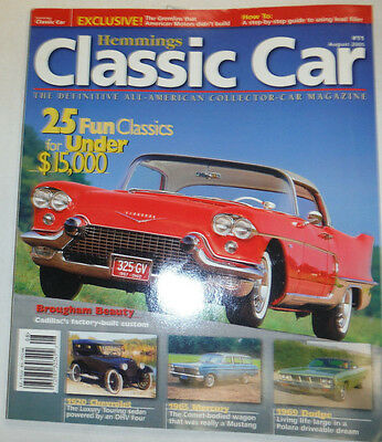 Hemmings Classic Car Magazine Cadillac's Factory Custom August 2005 031915R