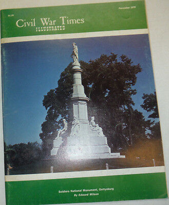 Civil War Times Magazine Soldiers National Gettysburg November 1979 021315R