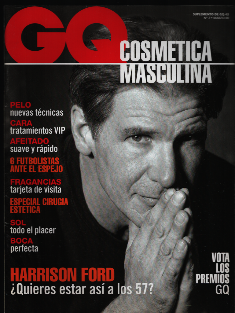 GQ Magazine Spanish Supplement March 2000 Harrison Ford 022521ame