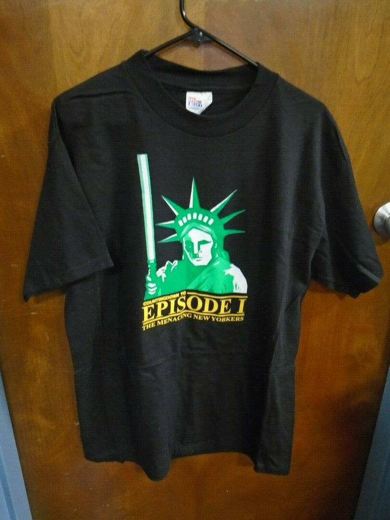 Count Down to Episode 1 NY Star Wars Promotional Movie T Shirt Large 110819AMT2