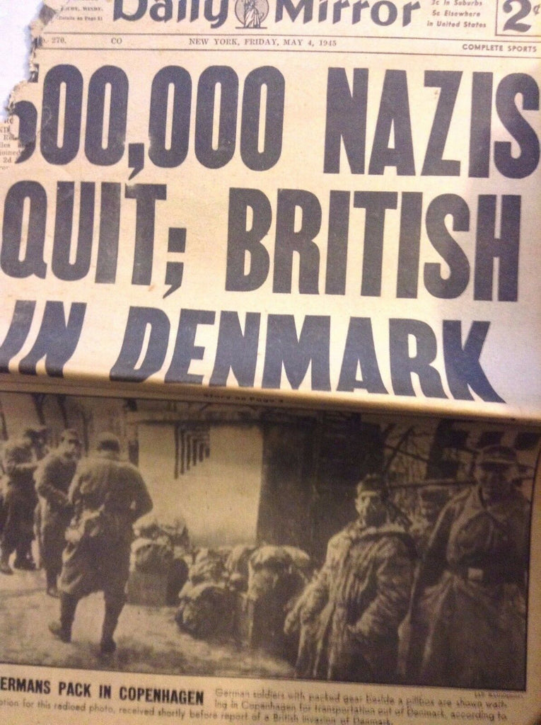 Daily Mirror Magazine 500,000 Germans Quit May 4, 1945 102317nonrh2