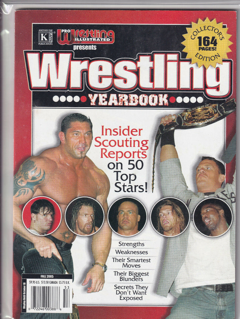 Pro Wrestling Illustrated Yearbook Batista John Cena Fall 2005 052419nonr