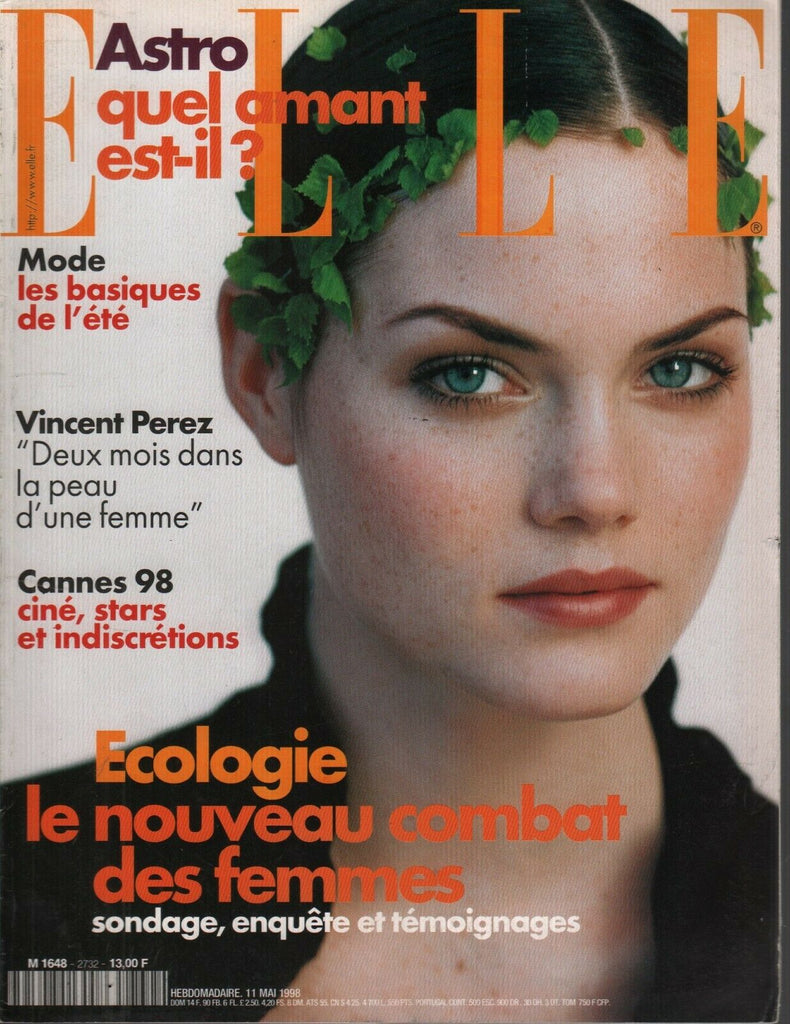 Elle French Magazine 11 Mai 1998 Vincent Perez Issey Miyake Fashion 091719AME2