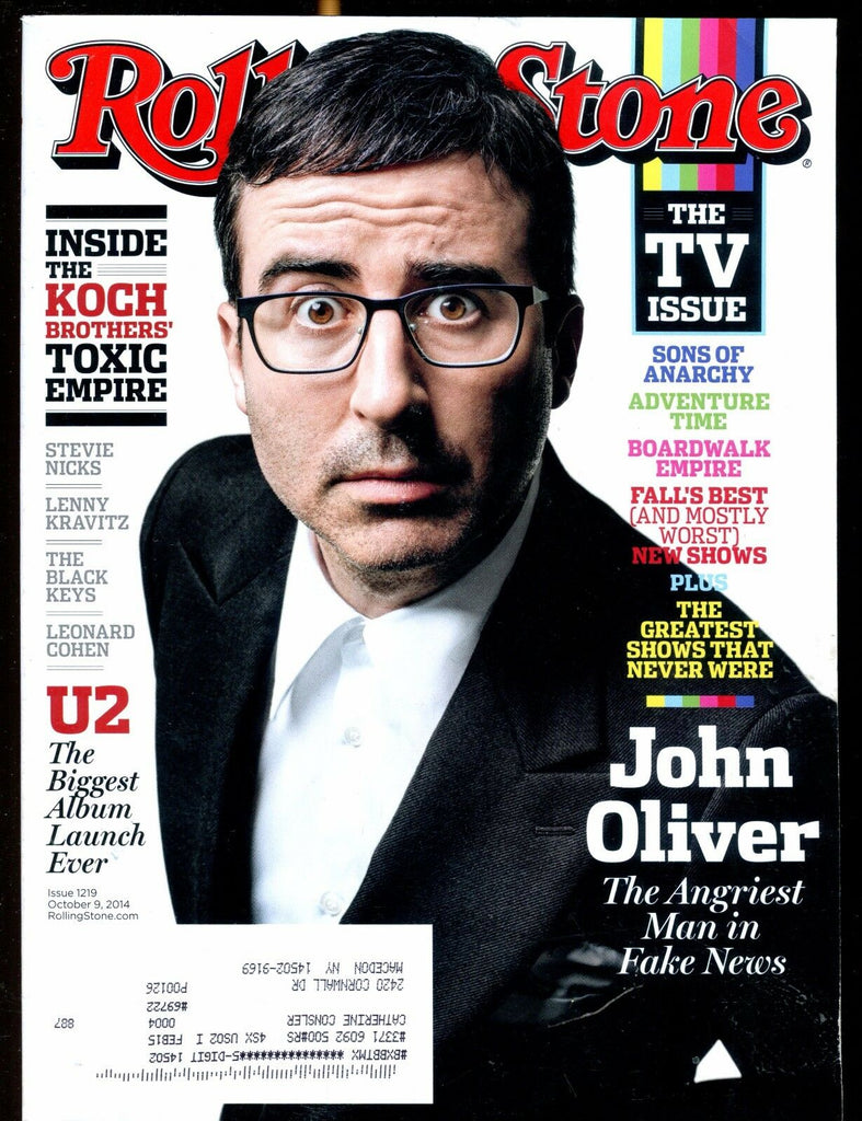 Rolling Stone Magazine October 9 2014 John Oliver EX 021917jhe