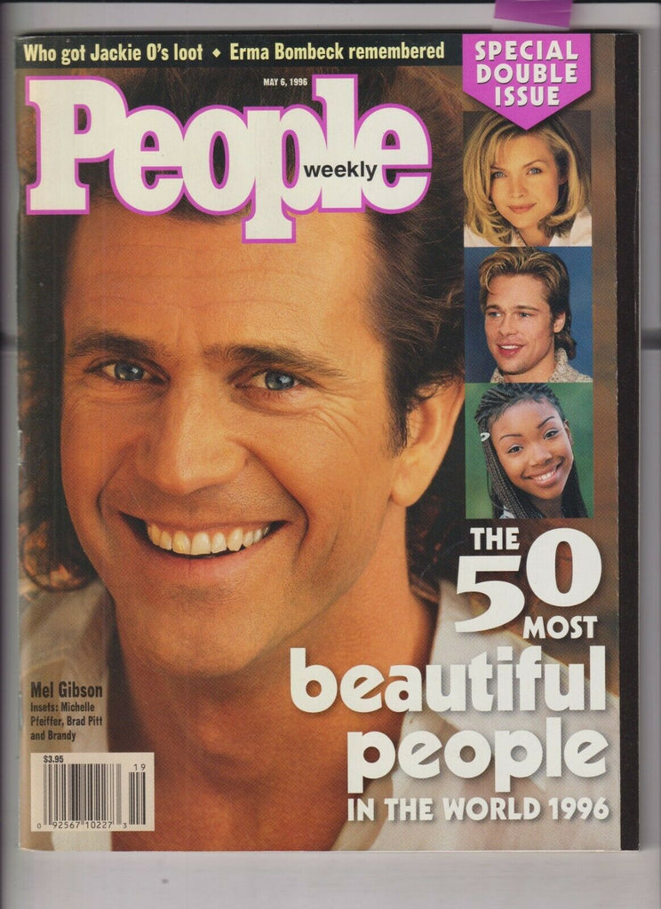 People Weekly 50 Most Beautiful Mel Gibson May 6, 1996 030920nonr