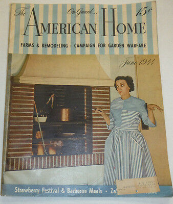 The American Home Magazine Strawberry Festival & Barbecue June 1944 100814R