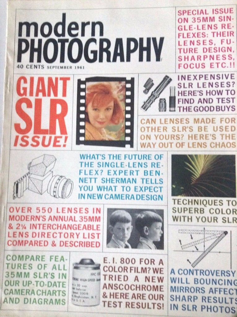 Modern Photography Magazine Giant GLR special September 1961 082617nonrh