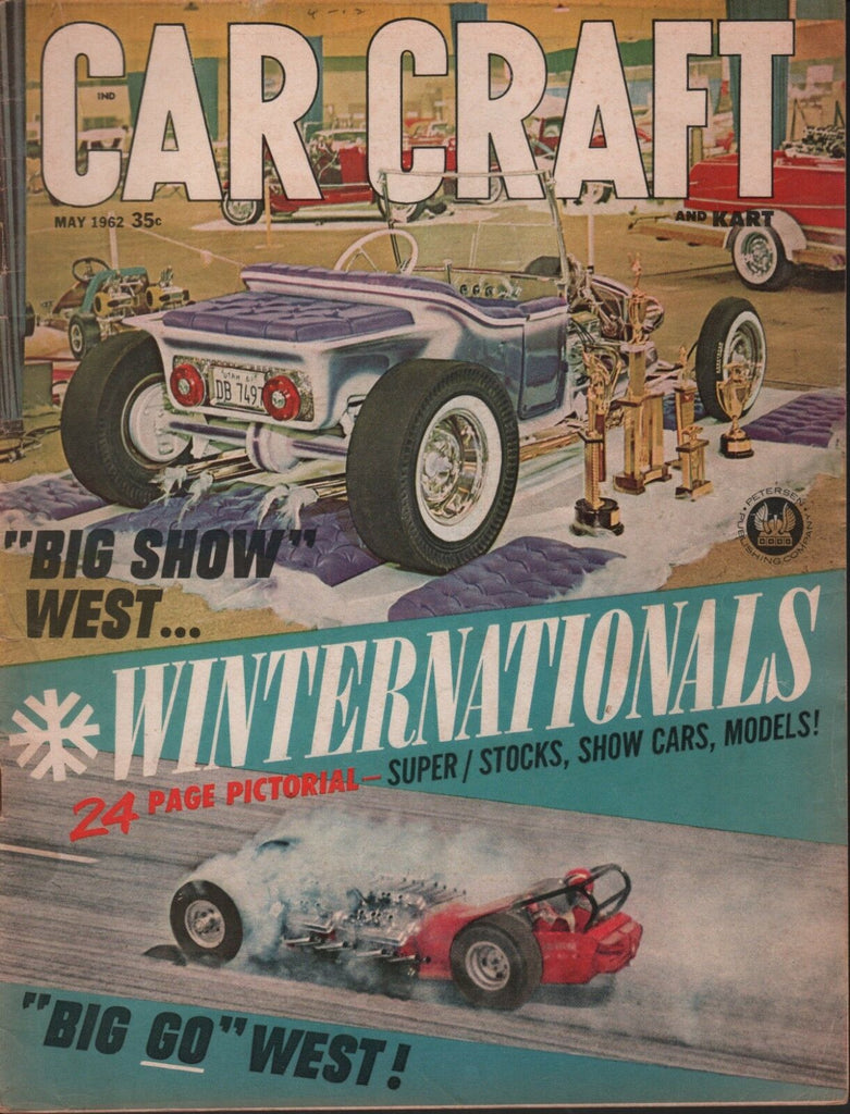 Car Craft May 1962 Dick wells Bob D'Olivo McCulloch 090418DBE4