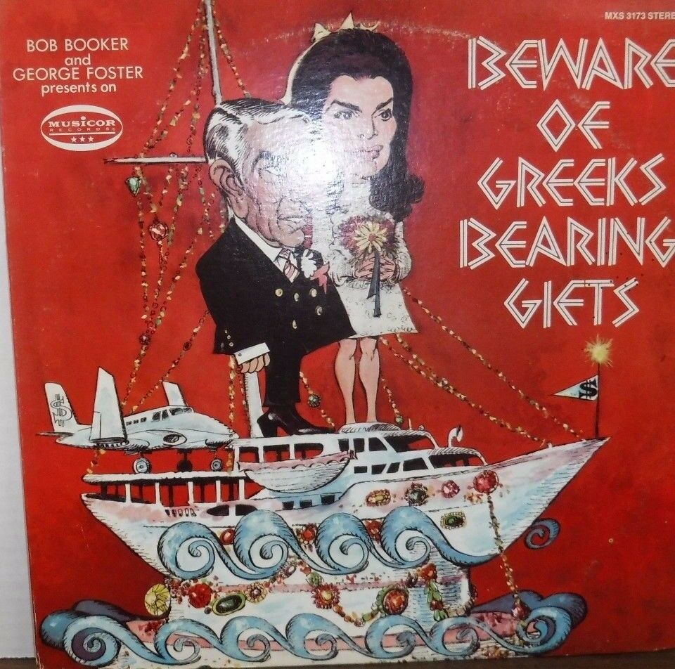 Beware of Greeks bearing gifts 33RPM MXS3173 Booker & Foster 110616LLE