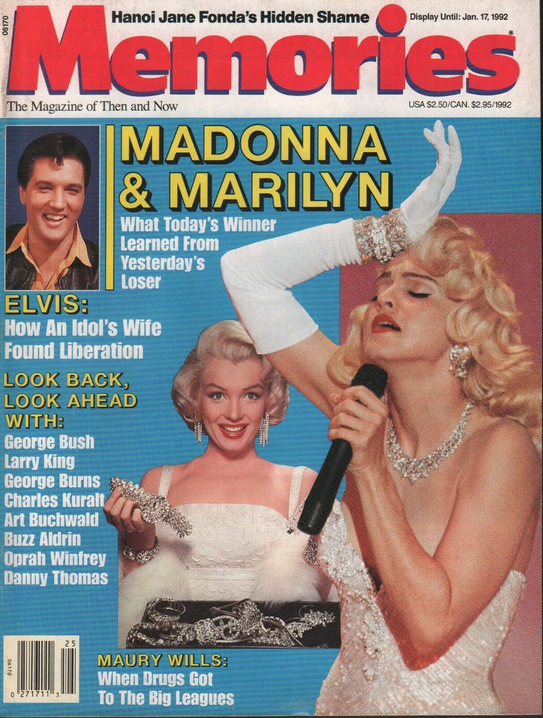 Memories 1992 Madonna Marilyn Monroe Elvis Oprah 062918DBE2