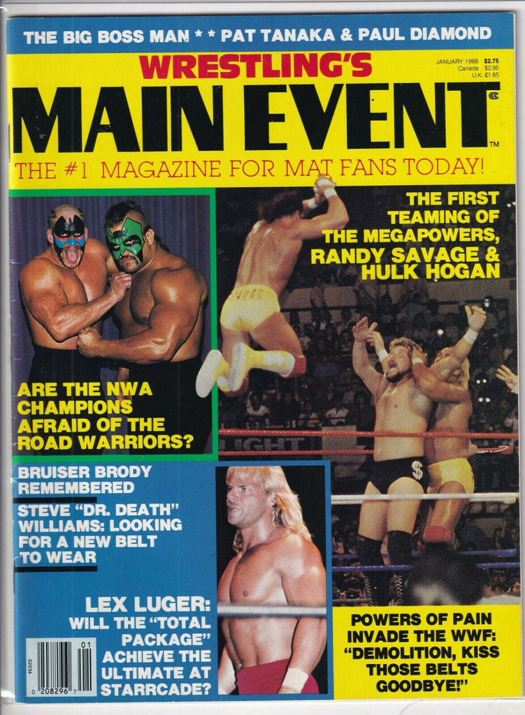 Wrestling's Main Event Road Warriors Randy Savage January 1988 091519nonr
