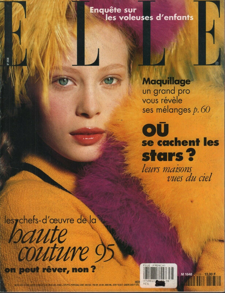 Elle French Magazine 22 Aout 1994 Marc Hispard Maquillage Fashion 091719AME2