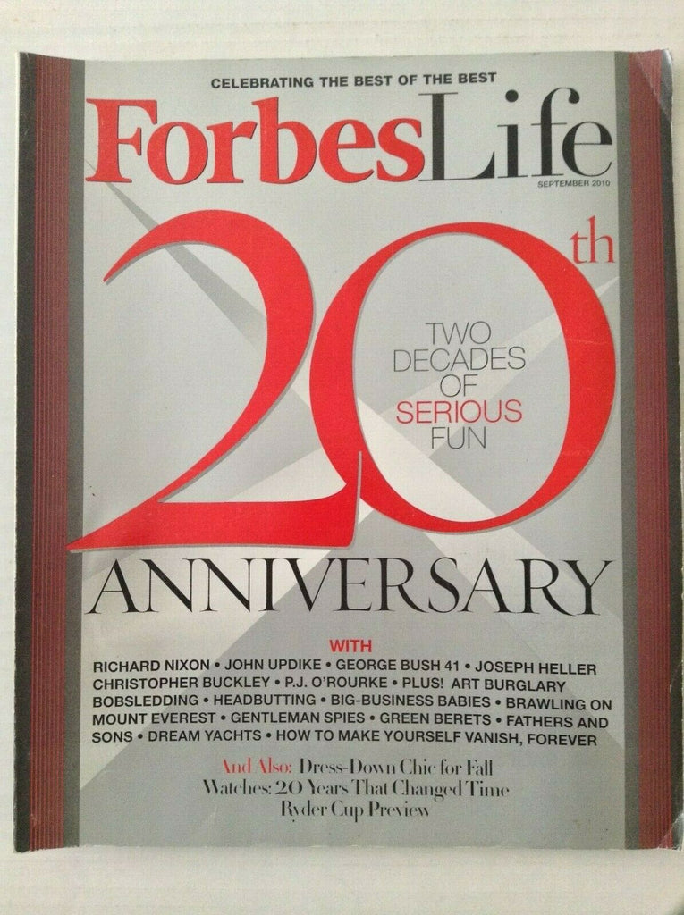 Forbes Life Magazine 20th Anniversary Richard Nixon September 2010 030319nonrh
