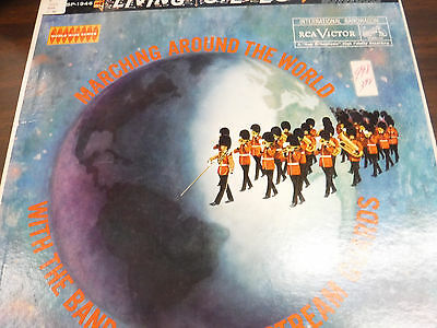 Marching Around the World Coldstream Guard Band 33 RPM VINYL VG+ 010616 TLJ