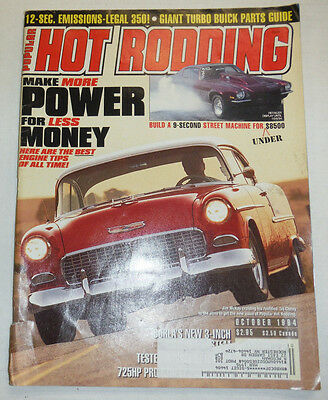 Popular Hot Rodding Magazine Make More Power For Less Cash October 1994 011315R2