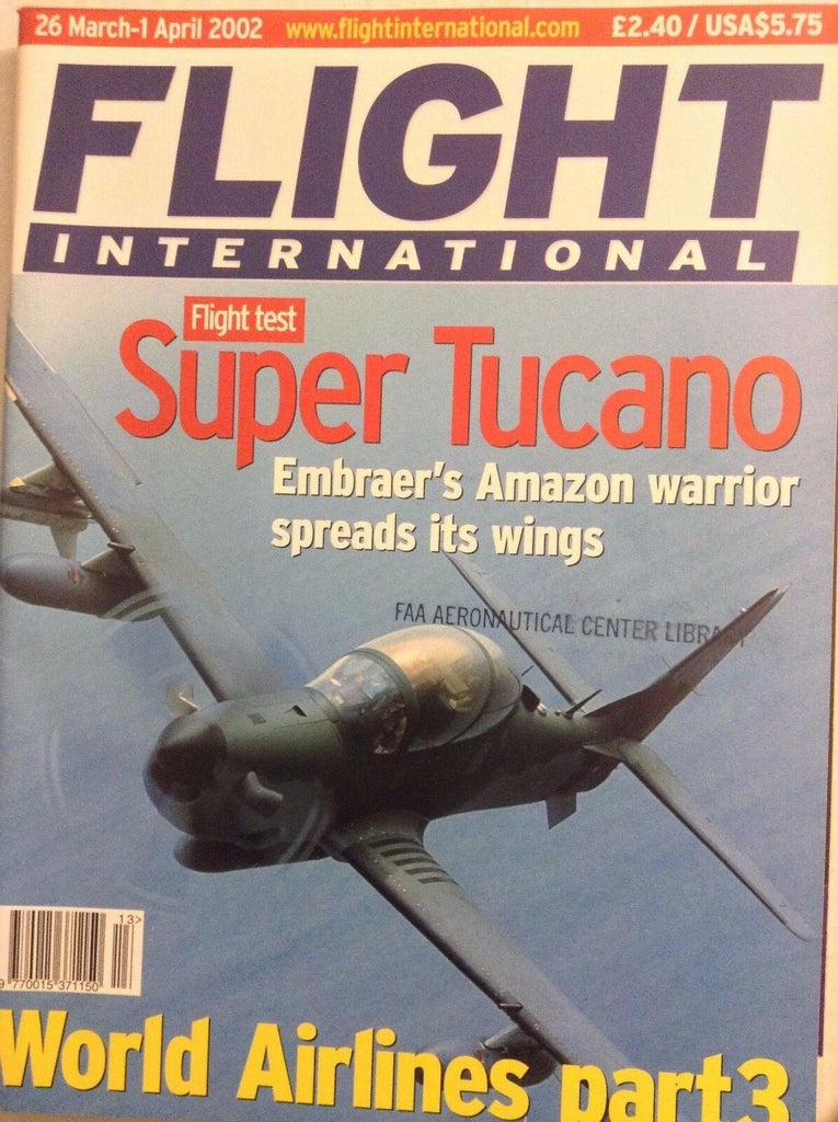 Flight International Magazine Super Tucano Embraer Mar/Apr 2002 FAL 091717nonrh