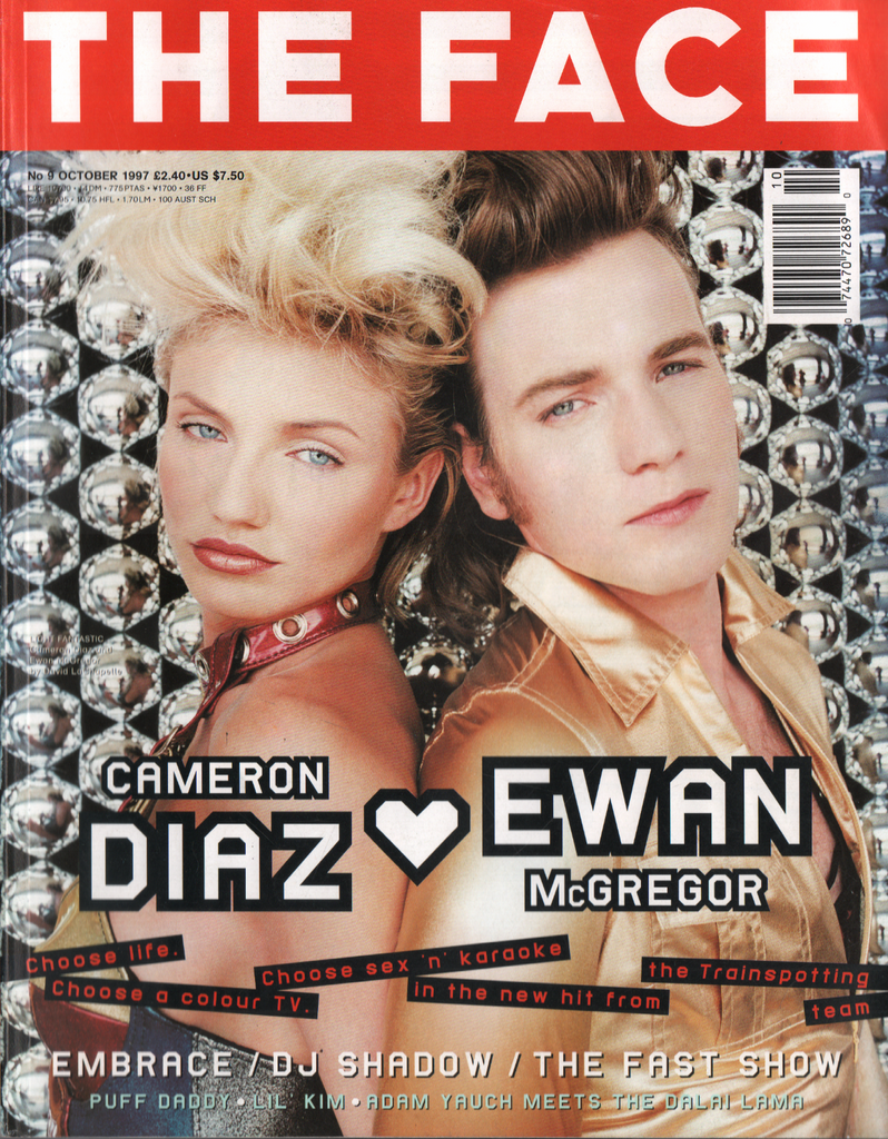 The Face October 1997 Cameron Diaz Ewan McGregor P Diddy Lil Kim 040220DBE