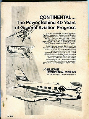 Air Progress Magazine July 1970 (No Cover) The Piper Vagabond VGEX 020516jhe