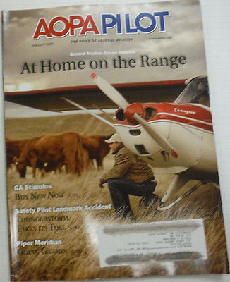 AOPA Pilot Magazine General Aviation Serves America August 2009 013115R