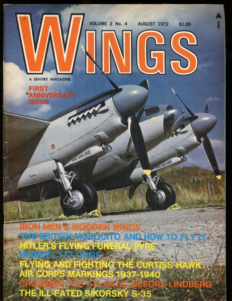 Wings Magazine August 1972 Sikorsky S-35 EX No ML 010617jhe