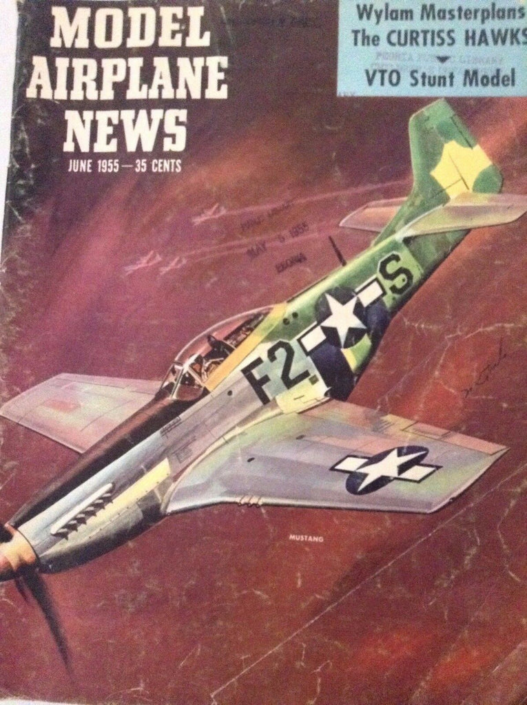 Model Airplane News Magazine Wylam The Curtiss Hawk June 1955 082817nonrh