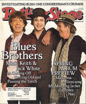 Rolling Stone April 17 2008 Jack White, Mick Jagger w/ML VG 032216DBE