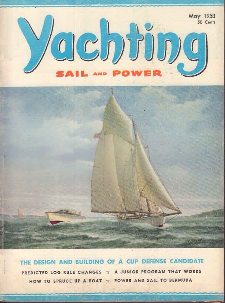 Yachting May 1958 Predicted Log Rules, Power and Sail 050817nonDBE