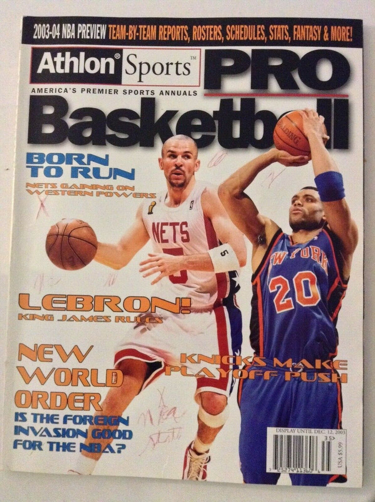 Athlon Pro Basketball Lebron James Knicks 2003-04 042919nonrh
