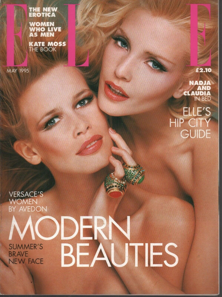 Elle Vintage Fashion Magazine May 1995 UK Edition Nadja Claudia 092719AME