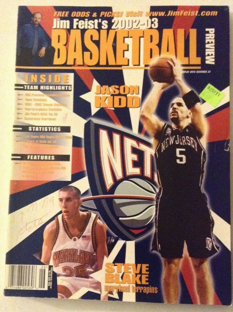 Jim Feist's Basketball Preview Jason Kidd Steve Blake 2002-03 042919nonrh
