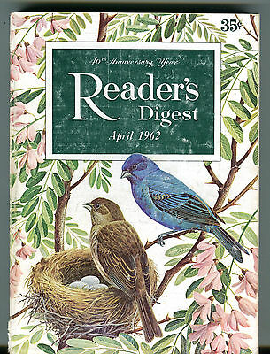 Reader's Digest Magazine April 1962 EX 030716jhe