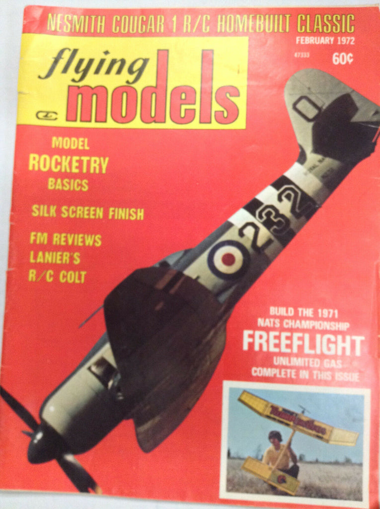 Flying Models Magazine Rocketry Basics Silk Screen February 1972 040917nonrh2