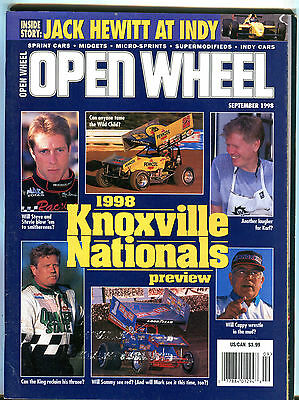 Open Wheel Magazine September 1998 Knoxville Nationals Preview EX 021816jhe