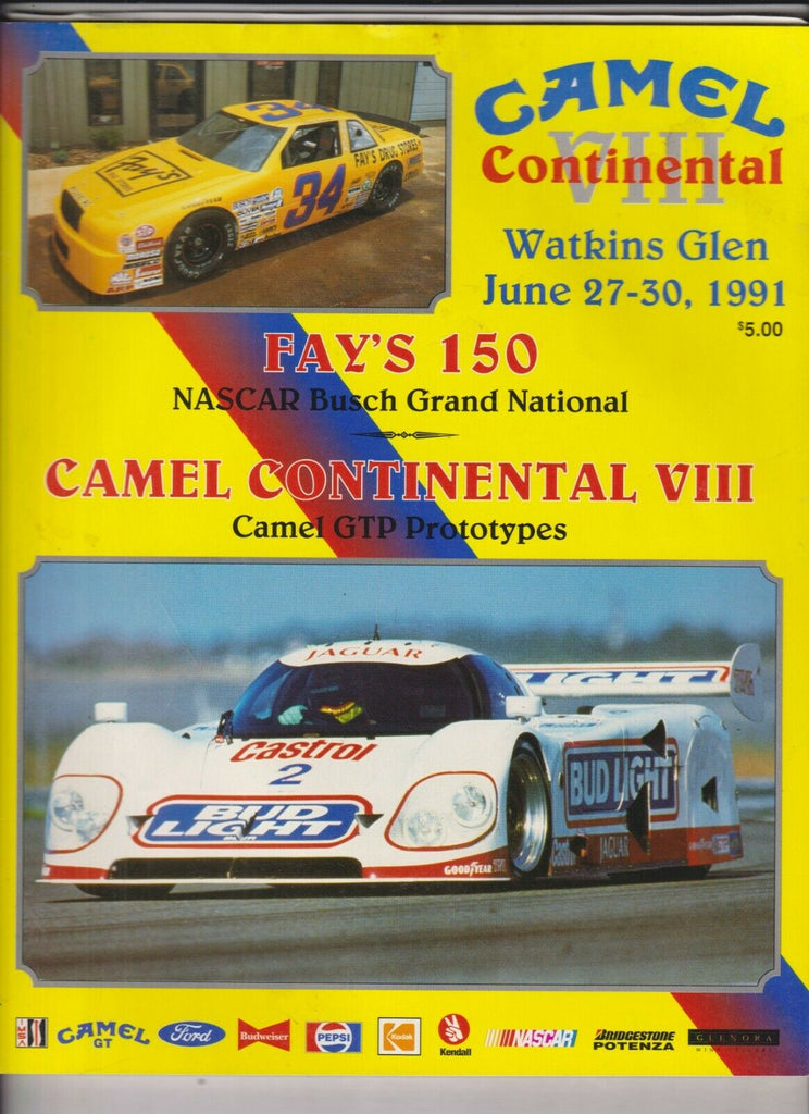 Camel Continental VIII Souvenir Busch Grand Nat's June 27, 1991 030420nonr2
