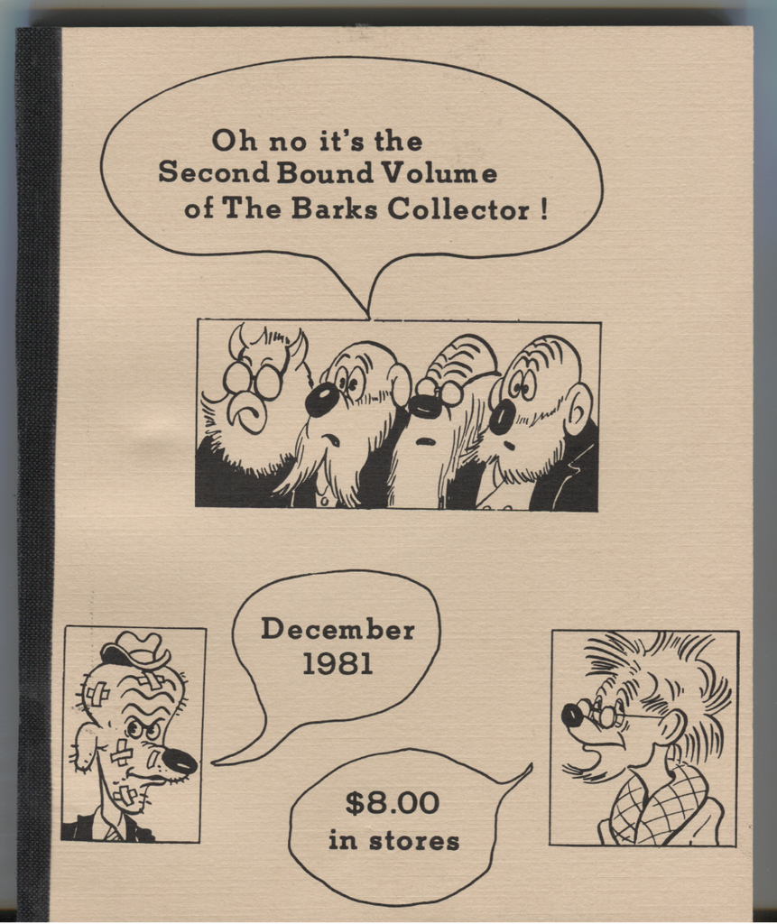The Second Bound Volume of The Barks Collector Rare Special Fanzine 062620DBE